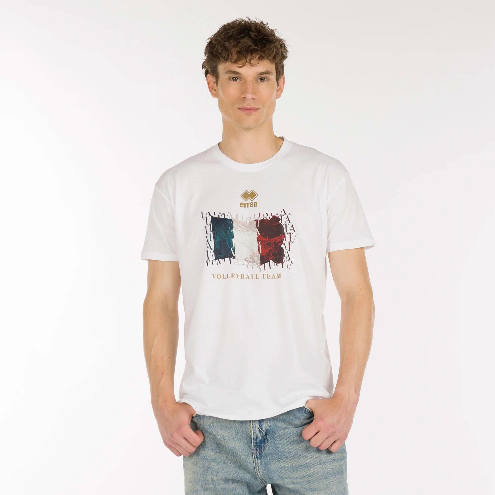 T-Shirt Errea Nat. Italie Volley Ita Er 05 Mc Ad Adulte 2/5