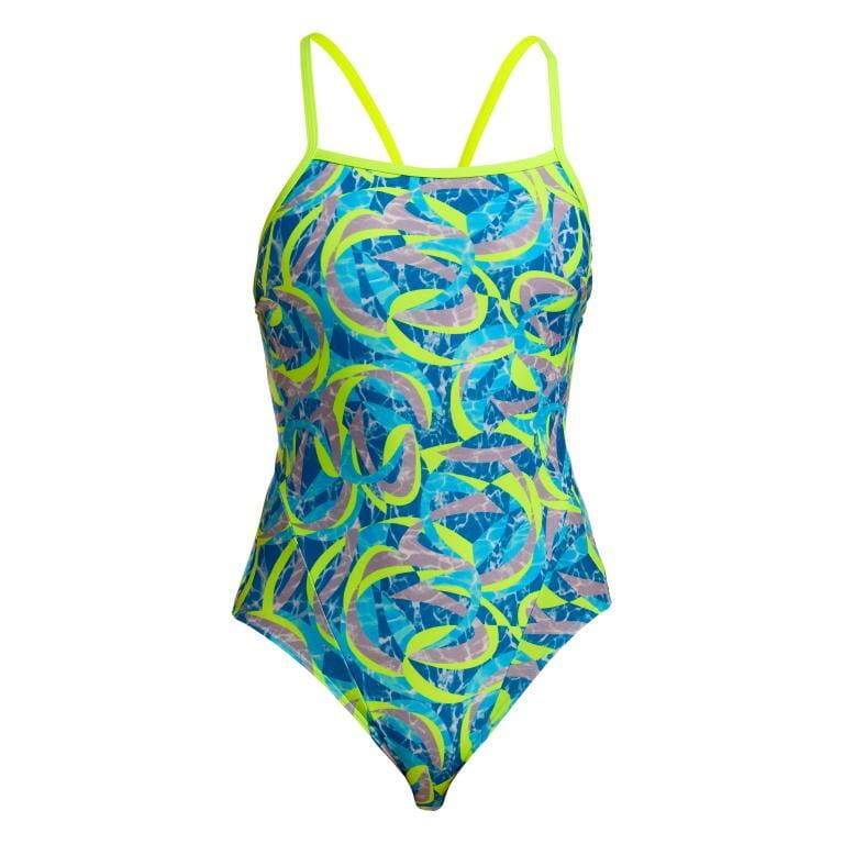 Strój do pływania dziewczęcy Funkita Ice Slicer - Single Strap 4/7