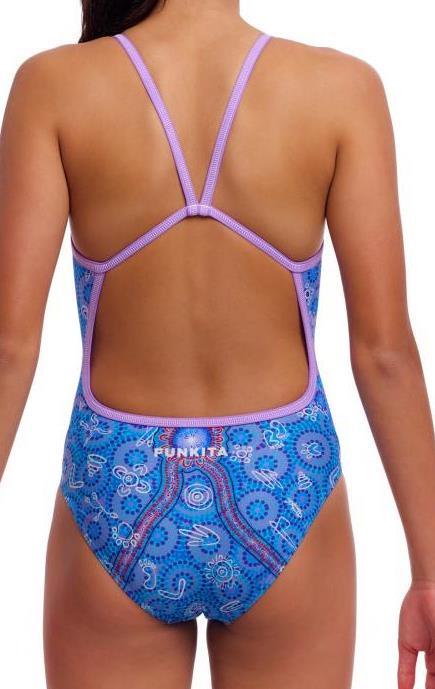 Strój do pływania dziewczęcy Funkita Sea Dreams - Single Strap
