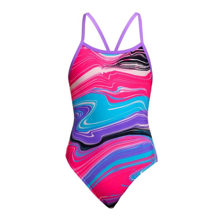 Strój do pływania dziewczęcy Funkita Sweetest Swirl Single Strap 4/7