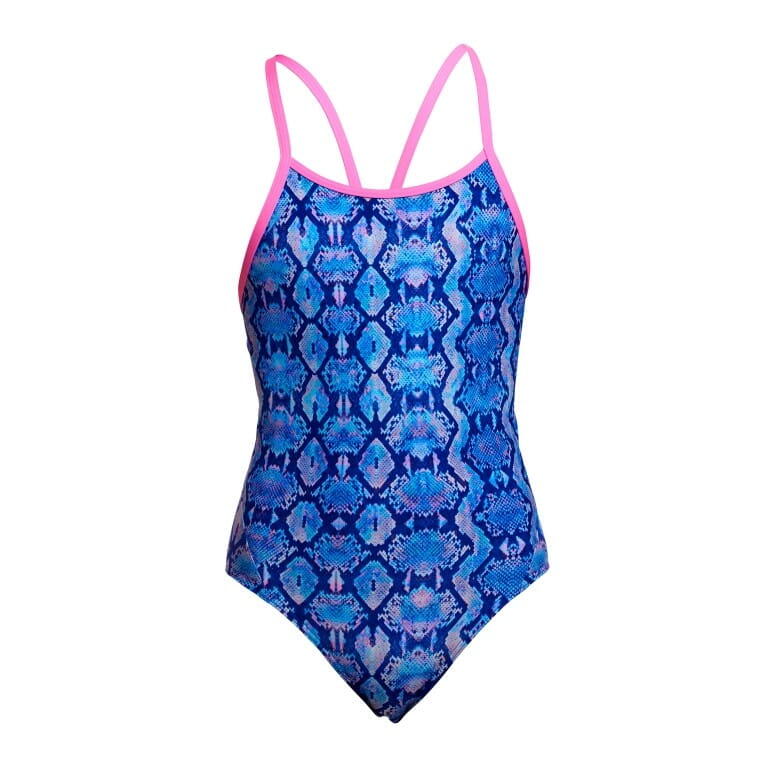 Strój kąpielowy jednoczęściowy FUNKITA Blue Viper - dziewczęcy 4/7