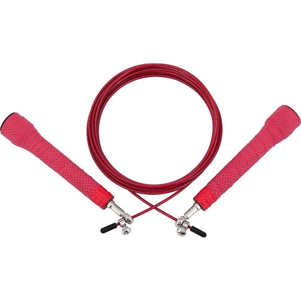Corde à sauter RDX C11 acier 2,4 mm rouge poignée antidérapante 3/6
