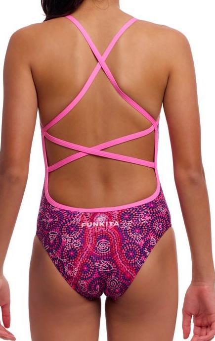 Strój do pływania dziewczęcy Funkita Walk Together - Strapped In