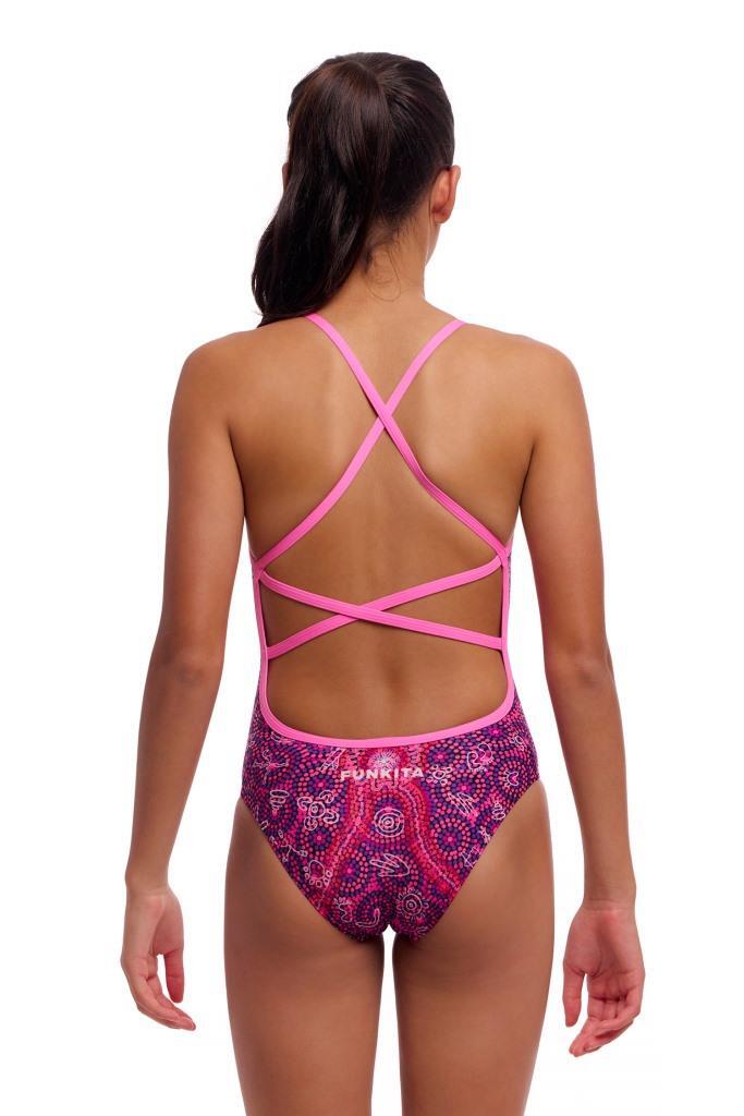 Strój do pływania dziewczęcy Funkita Walk Together - Strapped In 7/7
