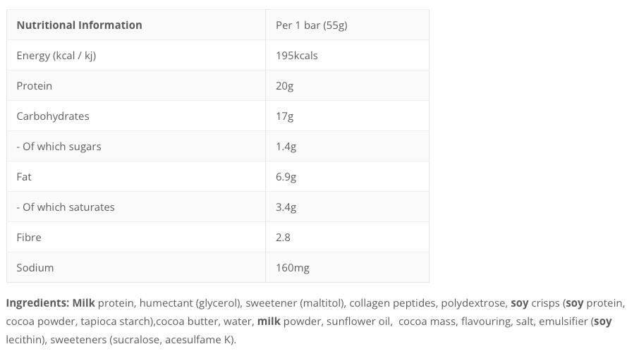 Barres protéinées - Barebells Protein Bar - Biscuits et Crème 3/3
