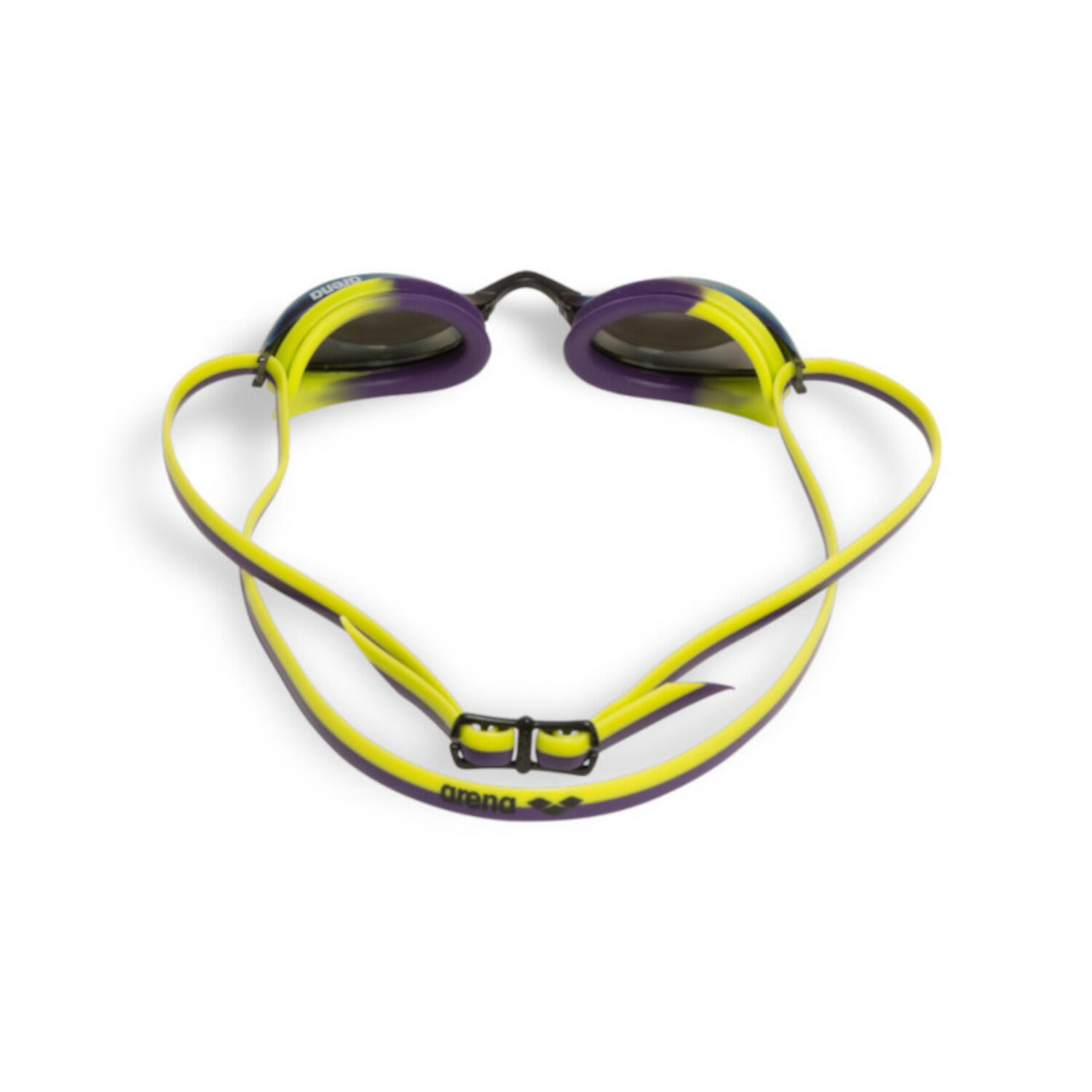 Lunettes de natation verres miroirs Arena Python Mirror Violet/Jaune 9/9