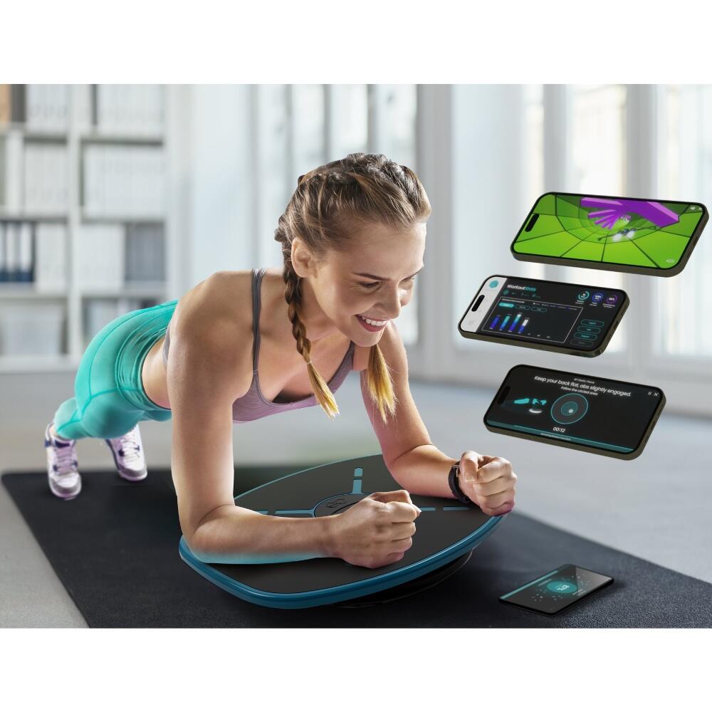 GoBalance Sport Pedana di Equilibrio Interattiva | 12+ Giochi, App Fitness 2/8