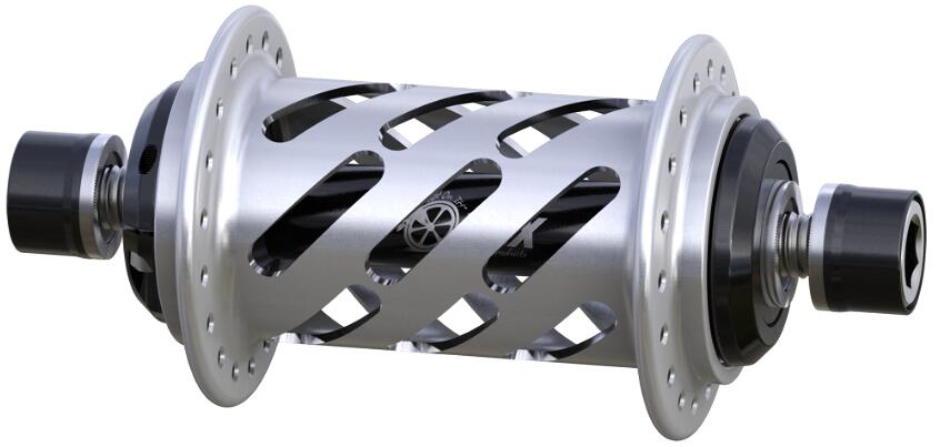 ONYX Mozzo Anteriore Onyx Helix 10mm - Lucidato - Fori - 36H