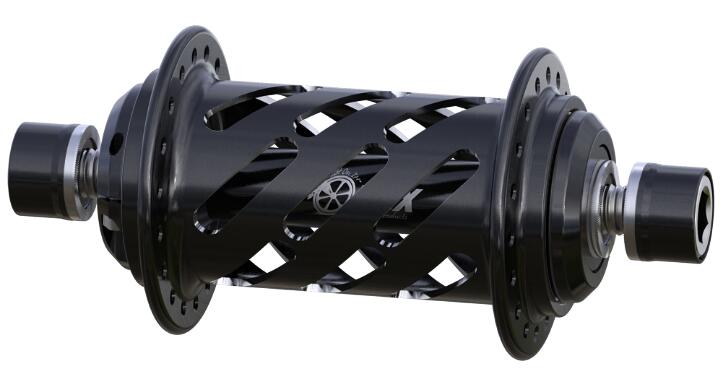 ONYX Mozzo Anteriore Onyx Helix 10mm - Nero - Fori - 28H