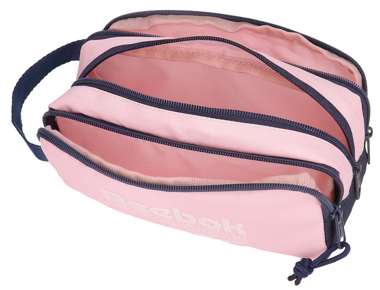 Estuche tres compartimentos Reebok Sidney Rosa 3/5