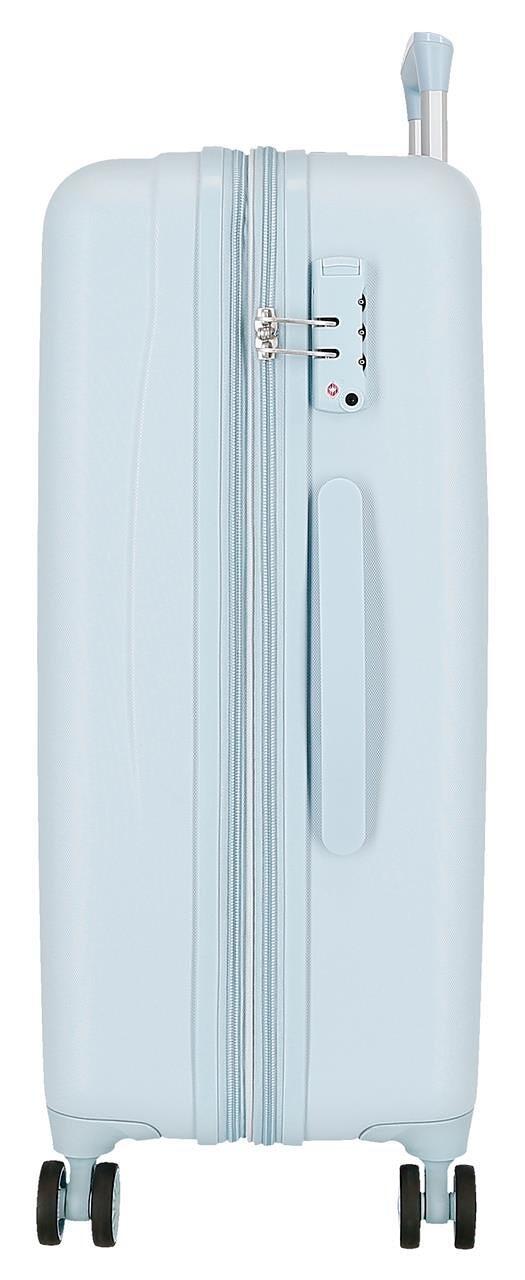 Maleta mediana Disney Mickey Have a good time ABS con capacidad de 62,79L azul 4/4