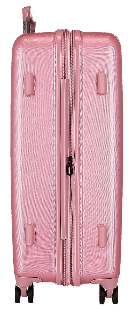 Valise moyenne Disney Minnie Love ABS avec une capacité de 84,24L Rose 2/4