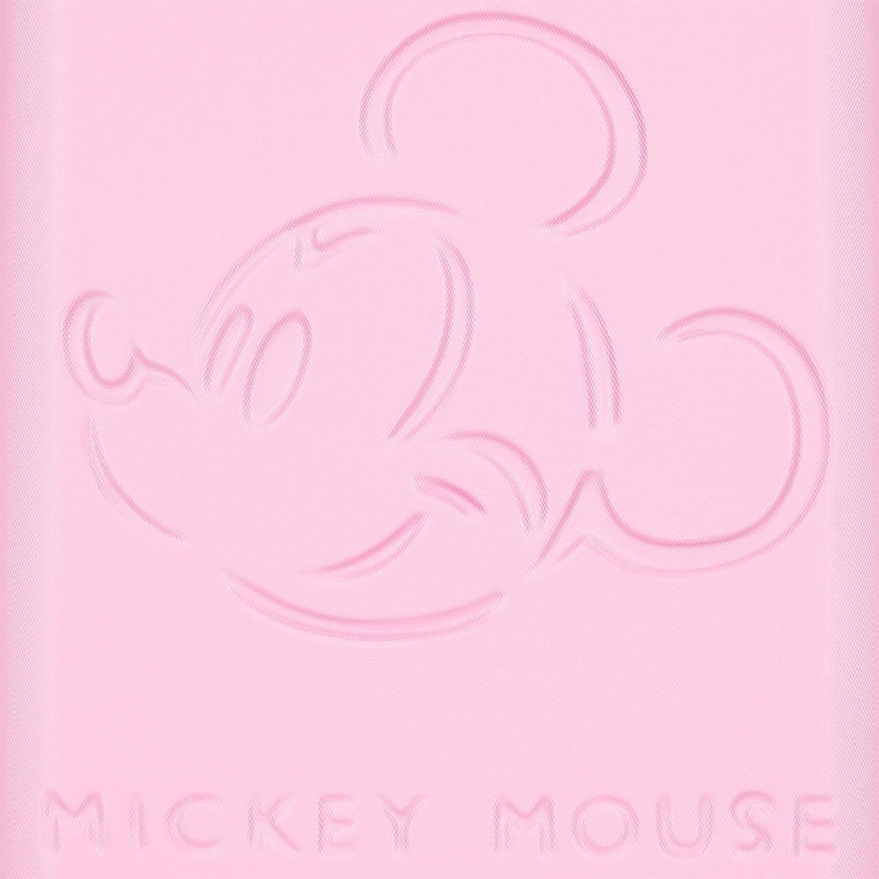 Valise moyenne Disney Mickey Crazy trip ABS avec une capacité de 74,36L Rose 3/4