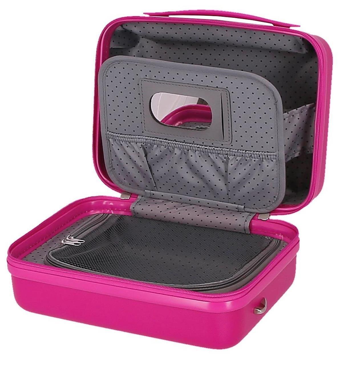 Neceser ABS Disney Minnie Confort zone con capacidad de 9L Fucsia 3/4
