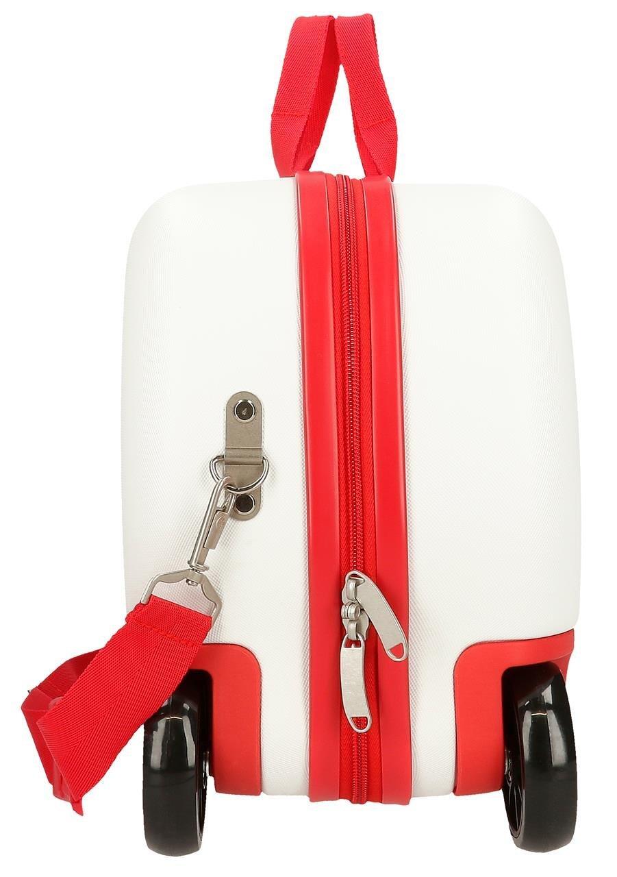 Maleta Infantil Disney Mickey Red ABS con capacidad de 28L Blanco 4/4