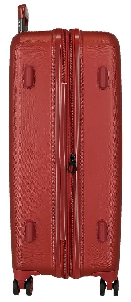 Valise moyenne Marvel Iron Man ABS avec une capacité de 84,24L Rouge 2/4