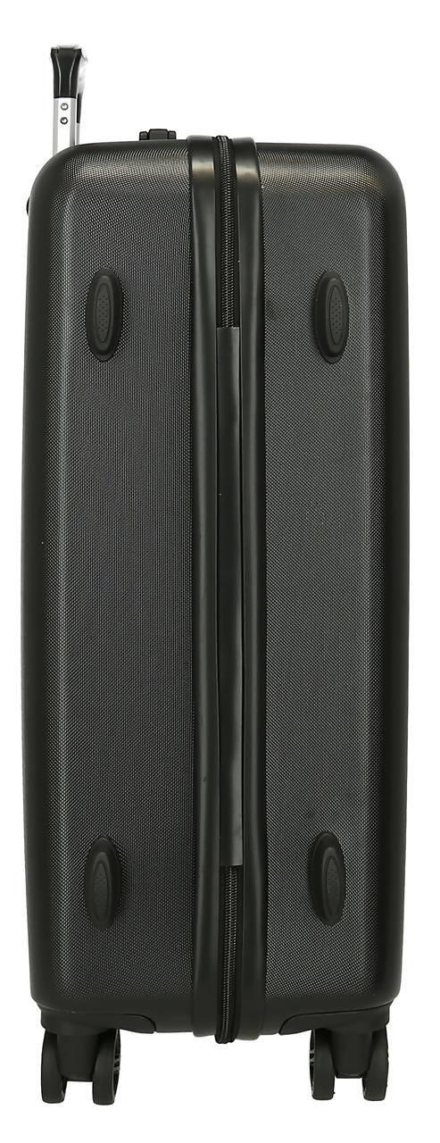 Maleta mediana Sanrio Kuromi retro pop ABS con capacidad de 56L negro 3/5