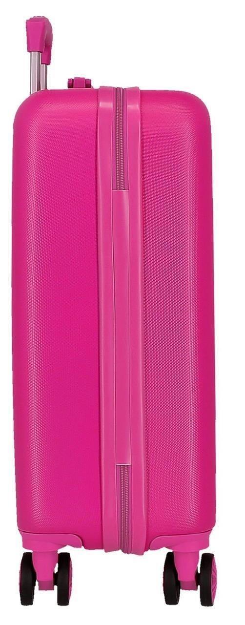Valise cabine Disney Ursula ABS avec une capacité de 34L Fushia 2/4