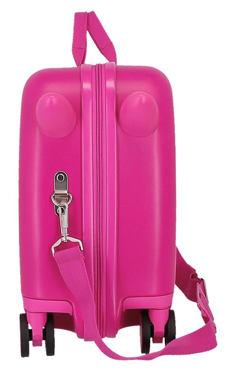 Valise enfant Disney Minnie Confort zone ABS avec une capacité de 34L Fushia 2/4