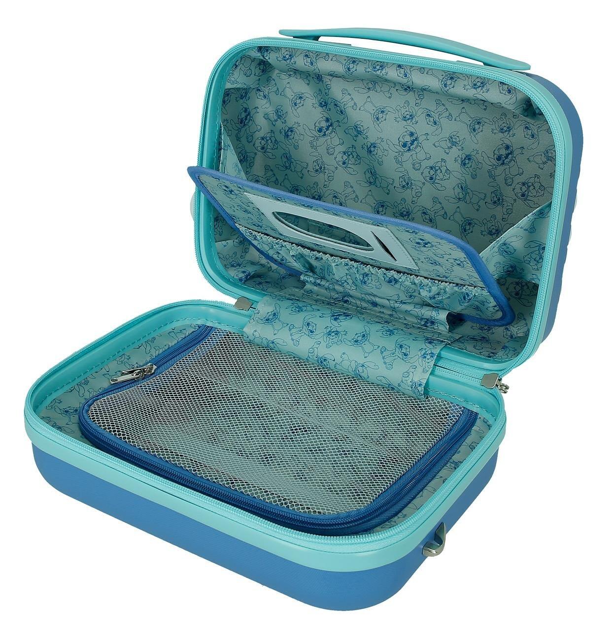 Trousse de toilette ABS Disney Traveling with stitch avec une capacité 9L 3/4