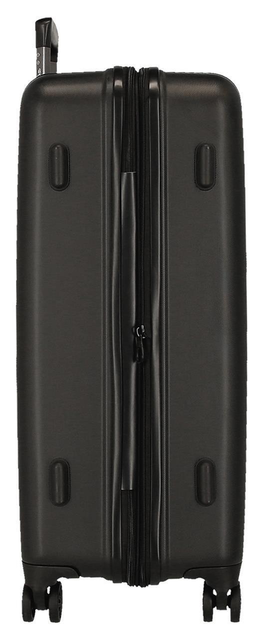 Ensemble de valises Marvel Spiderman Comic ABS avec une capacité de 84,24L Noir 2/4