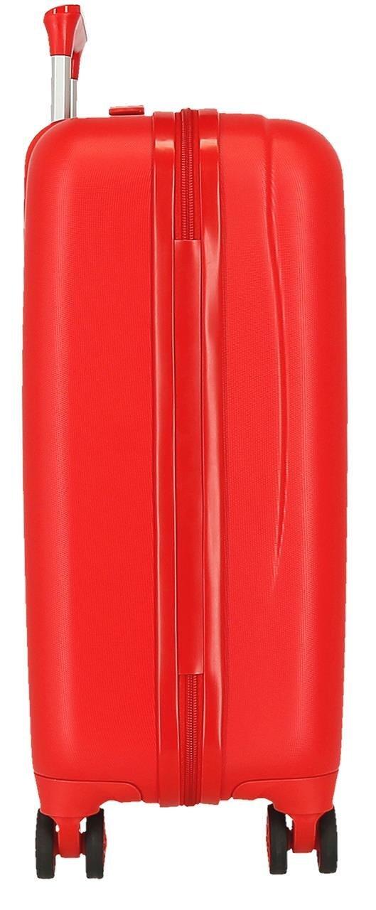Mala de cabine Disney Mickey Mountains ABS com capacidade de 33L Vermelho 2/4