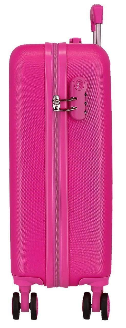 Valise cabine Disney Ursula ABS avec une capacité de 34L Fushia 4/4