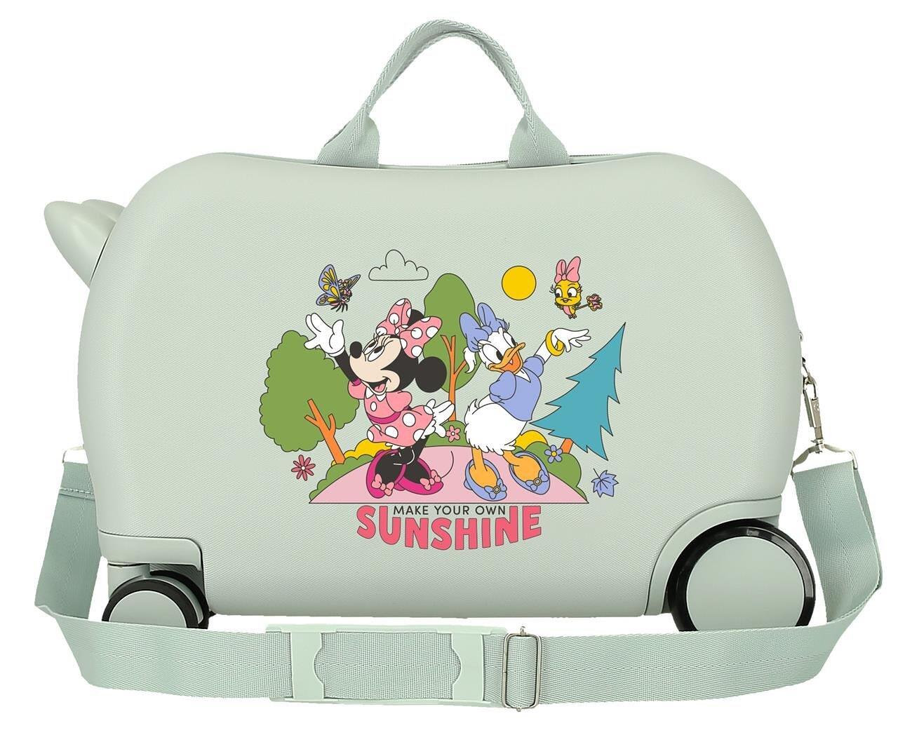 Mala infantil Disney Minnie Sunshine ABS com capacidade de 28L Mint 2/4