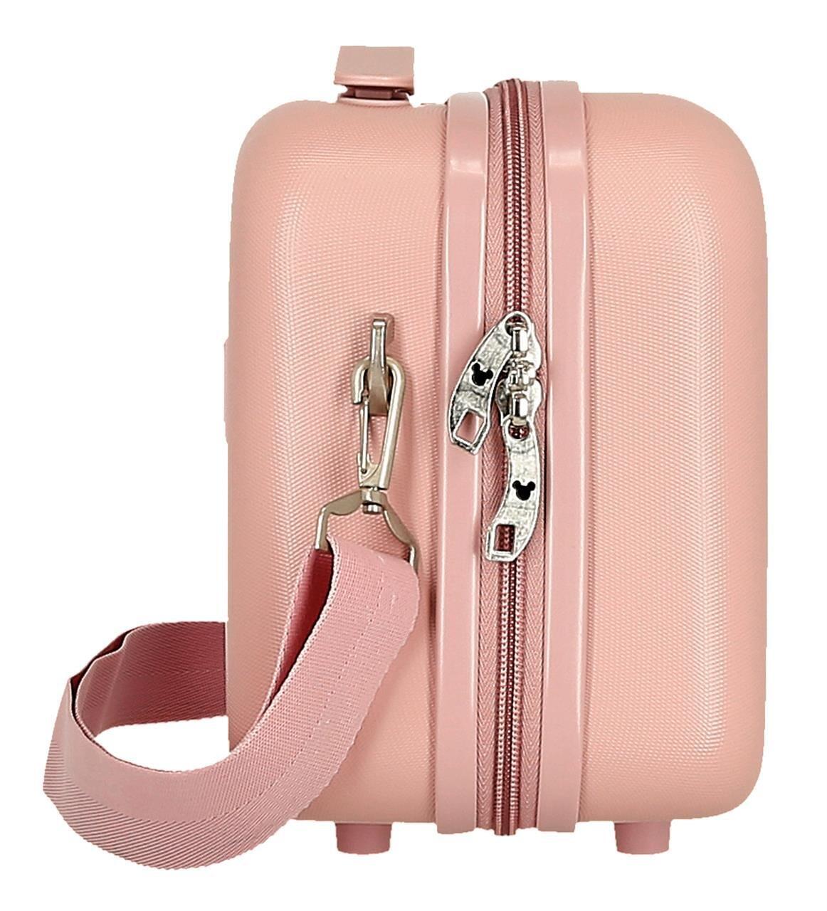 Bolsa de higiene pessoal Disney Mickey Good trip ABS com capacidade de 9L Nude 4/4