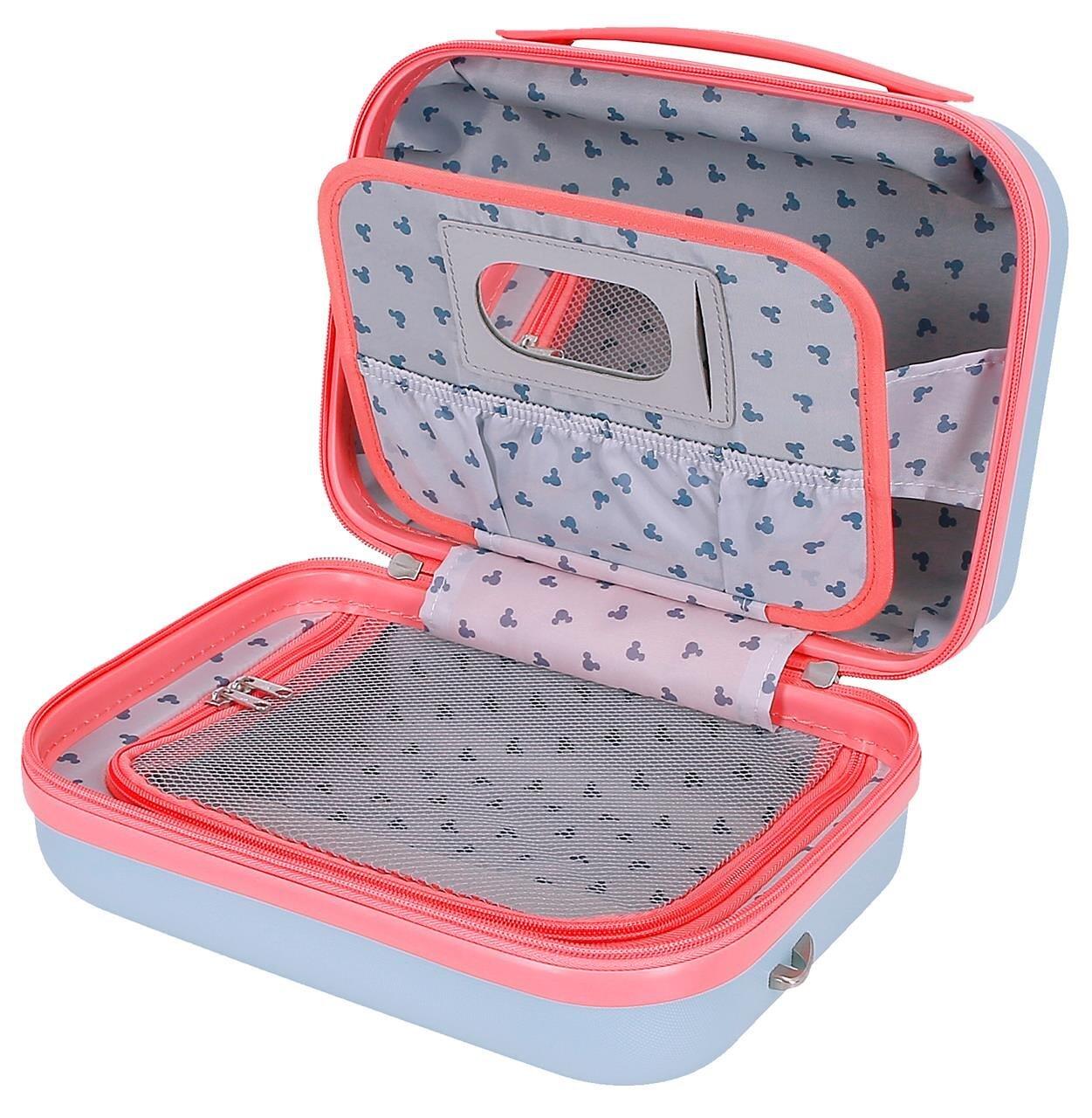 Trousse de toilette ABS Disney Mickey Crazy trip avec une capacité de 9L Bleu 3/4