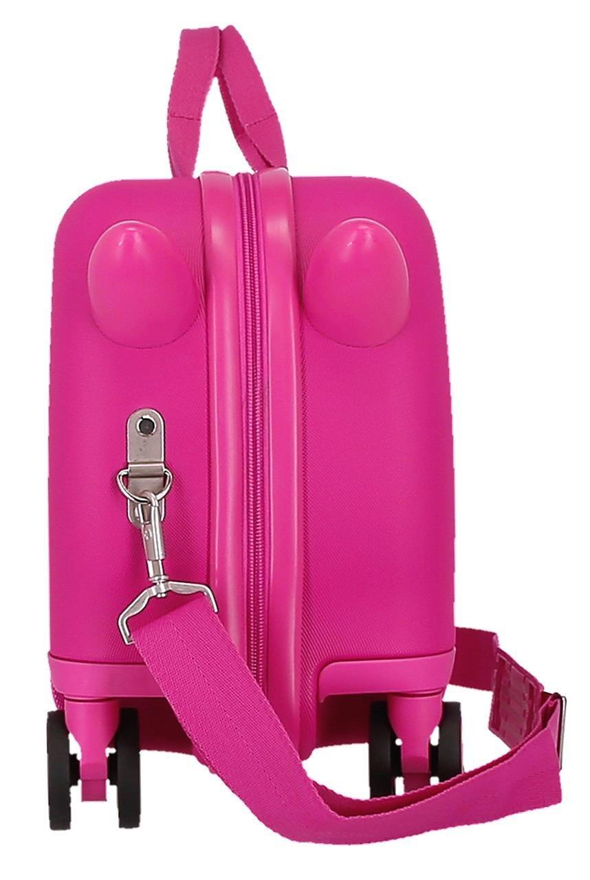 Maleta Infantil Disney Stitch in the moon ABS con capacidad de 28L Fucsia 2/4