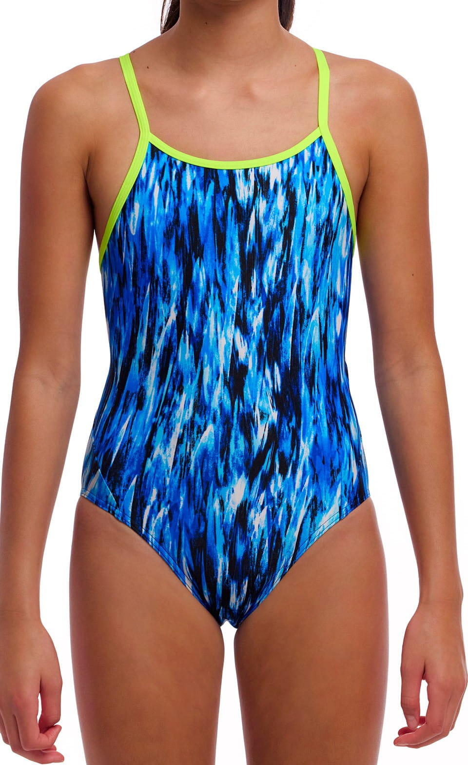 Strój kąpielowy jednoczęściowy FUNKITA Wing Streak - dziewczęcy 1/7