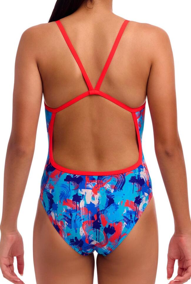 Strój do pływania dziewczęcy Funkita Messy Messy Single Strap