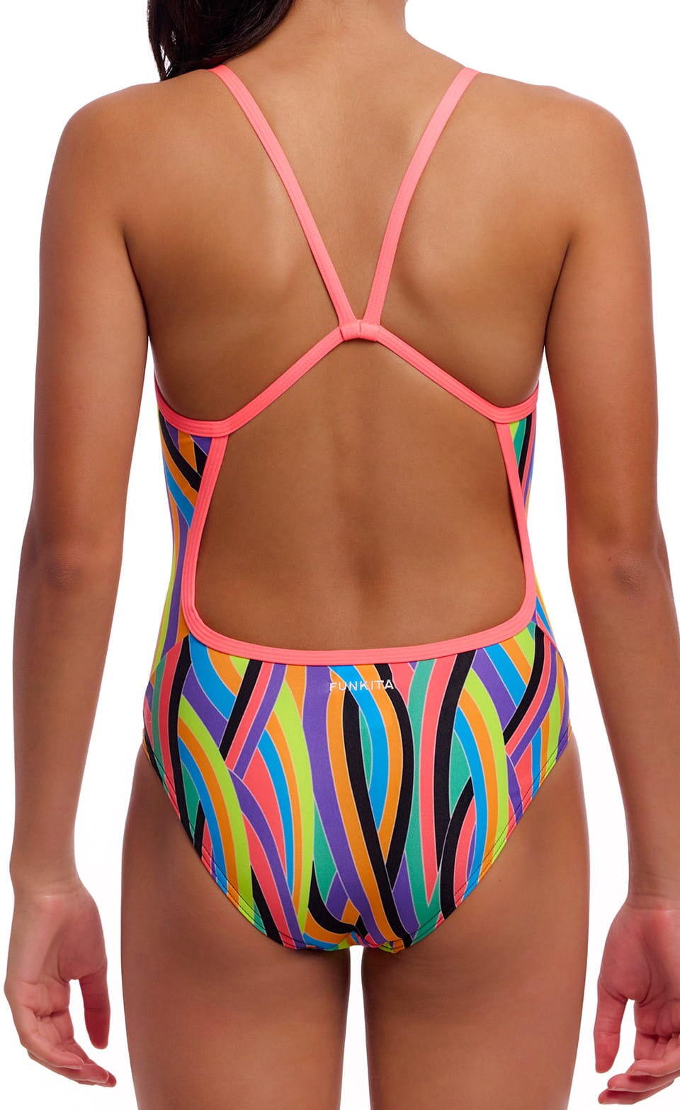 Strój do pływania dziewczęcy Funkita Curl Curl - Single Strap 2/7