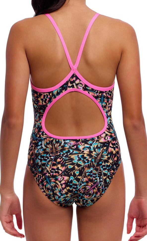 Strój kąpielowy jednoczęściowy FUNKITA Copper Cluster - dziewczęcy