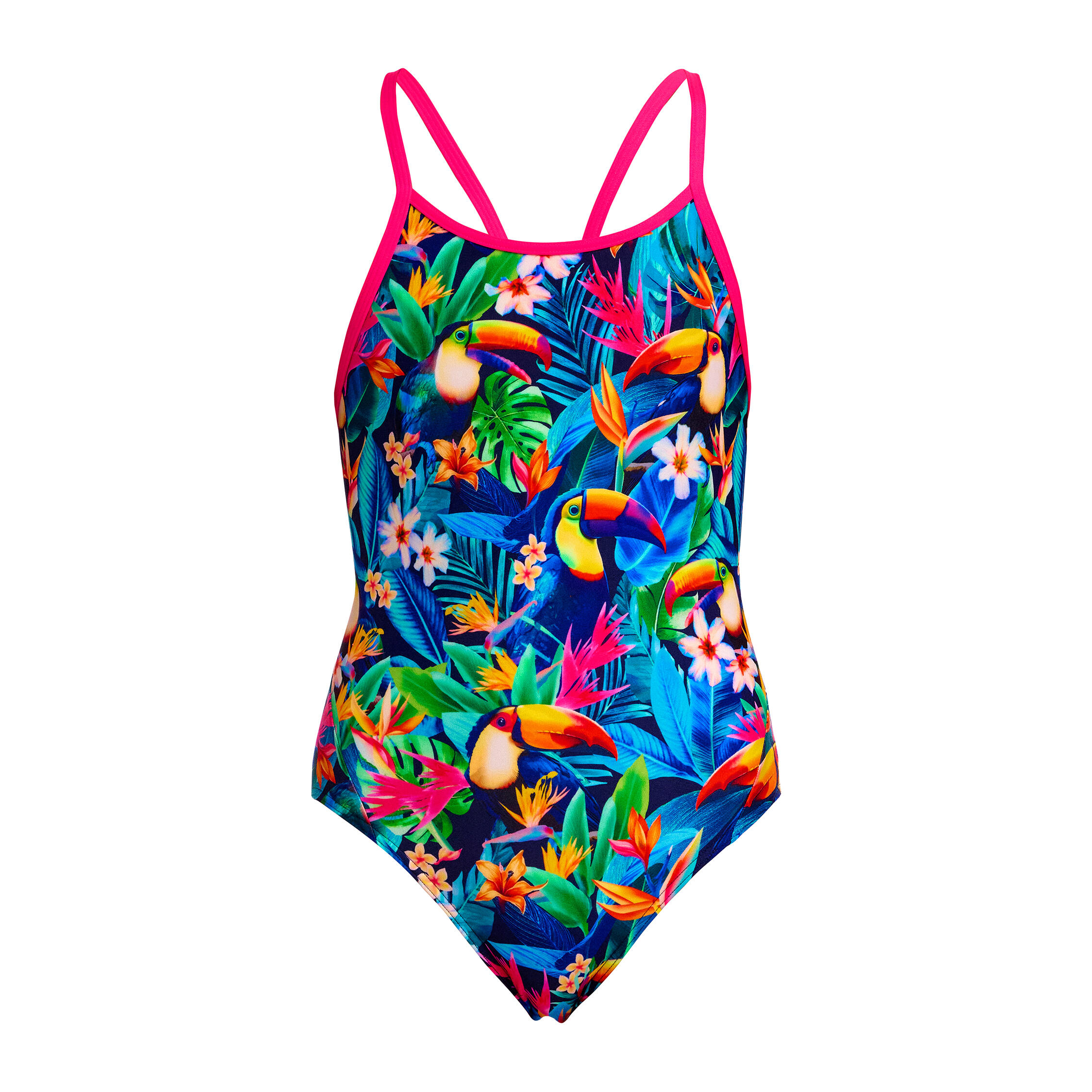 Strój kąpielowy jednoczęściowy FUNKITA Birdie Wordie - dziewczęcy 5/6