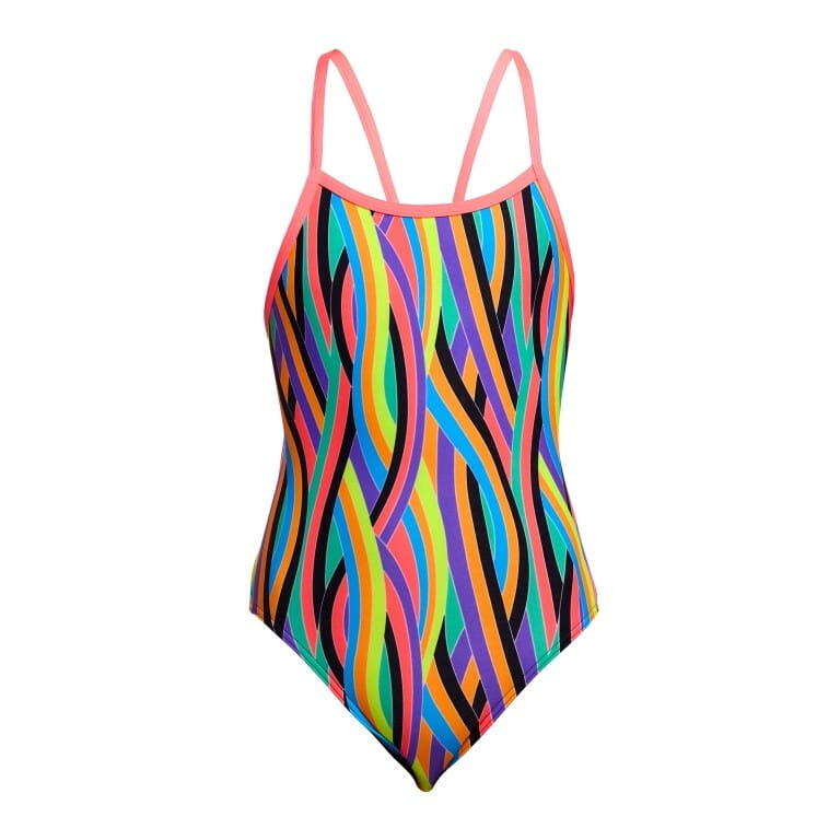 Strój do pływania dziewczęcy Funkita Curl Curl - Single Strap 4/7