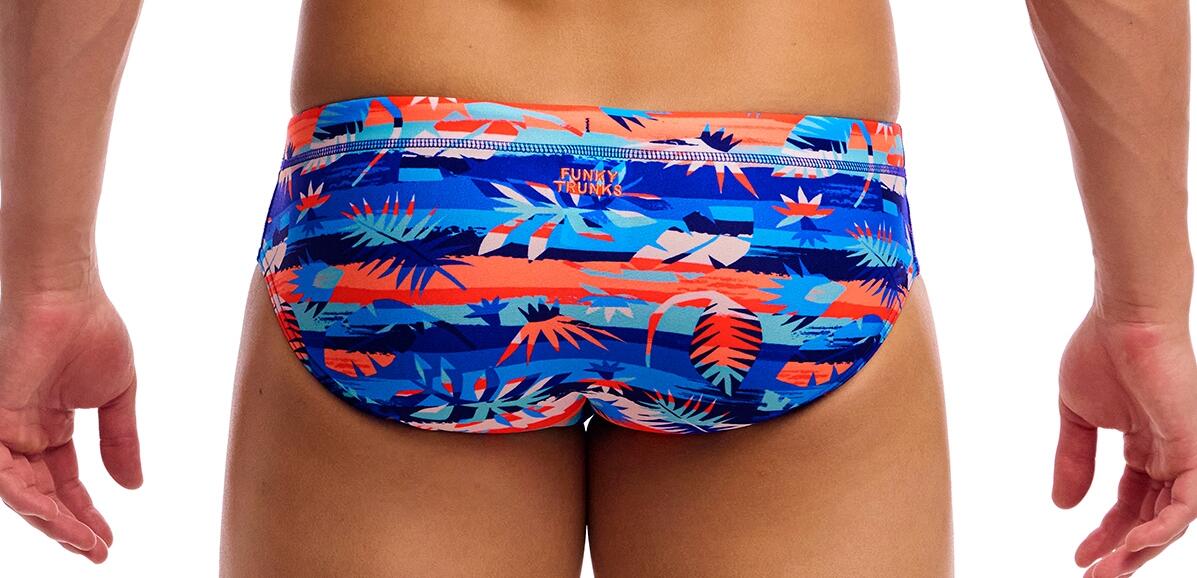Kąpielówki męskie Funky Trunks Forever Fossil - slipy 2/7