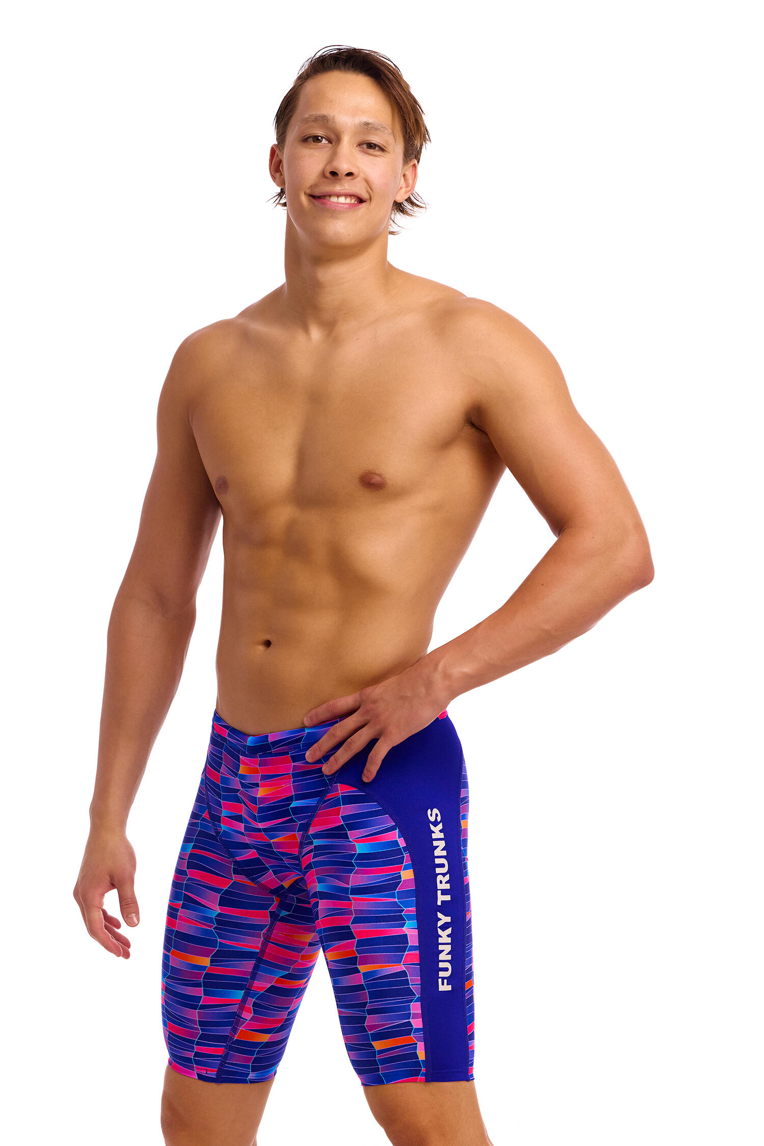 Spodenki do pływania Jammery Funky Trunks Warped Waves 7/7