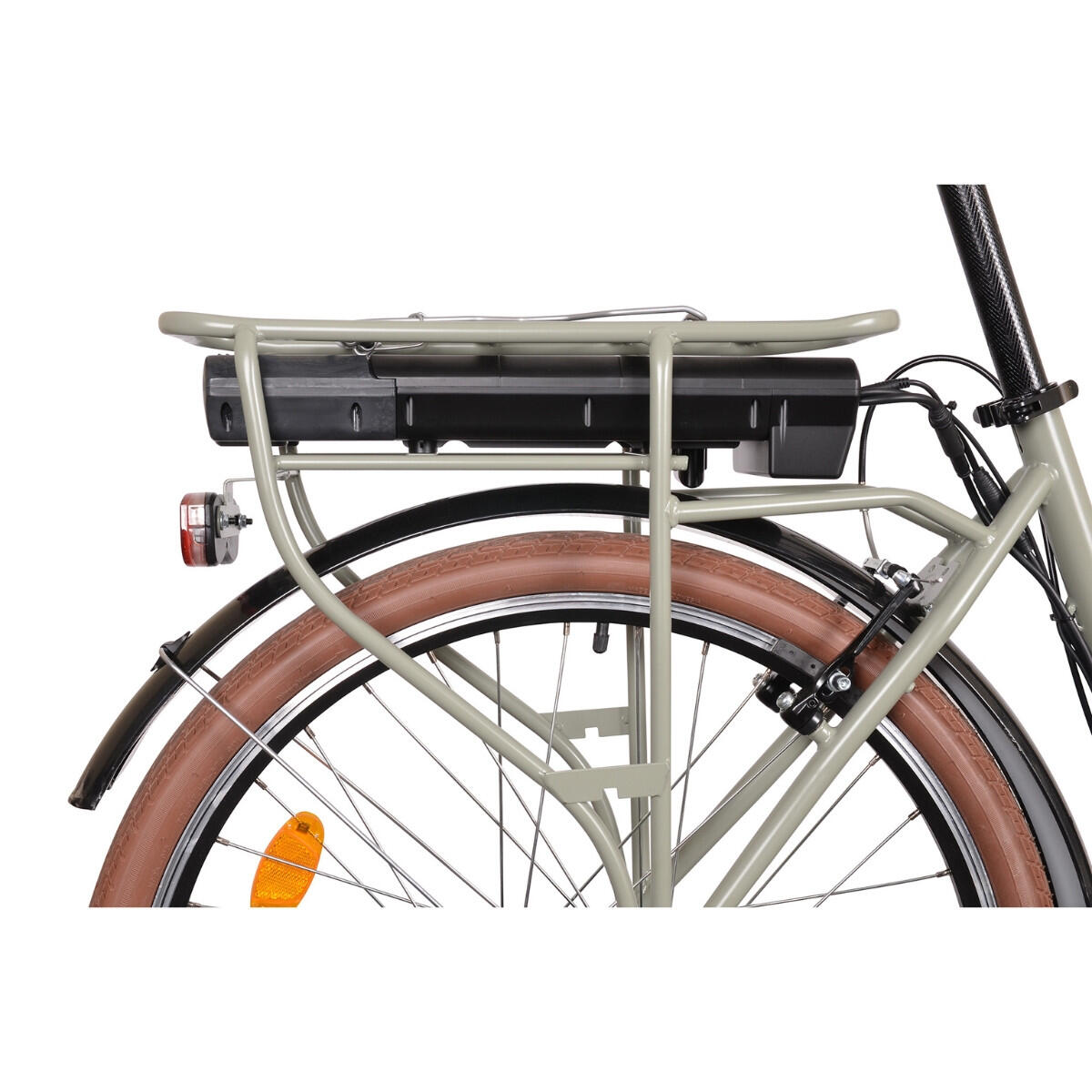 Villette Vintage retro elektrische fiets groen 3/7