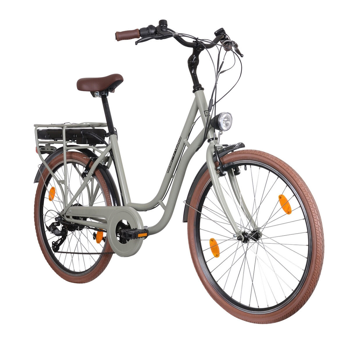 Villette Vintage retro elektrische fiets groen 2/7