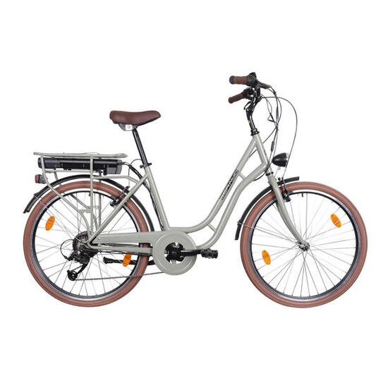 Villette Vintage retro elektrische fiets groen