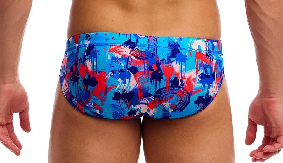 Kąpielówki męskie Funky Trunks Messy Messy Messy - slipy