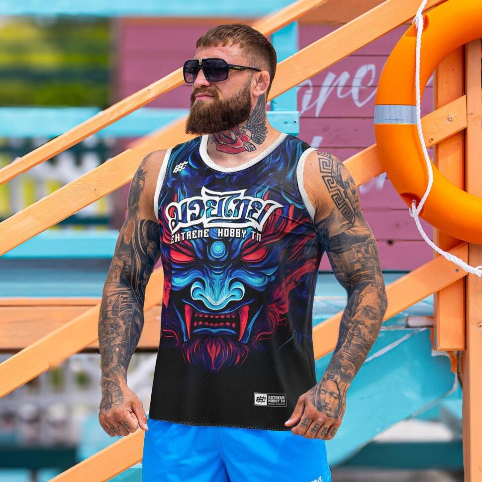 Koszulka koszykarska na ramiączkach męska EXTREME HOBBY DEVIL