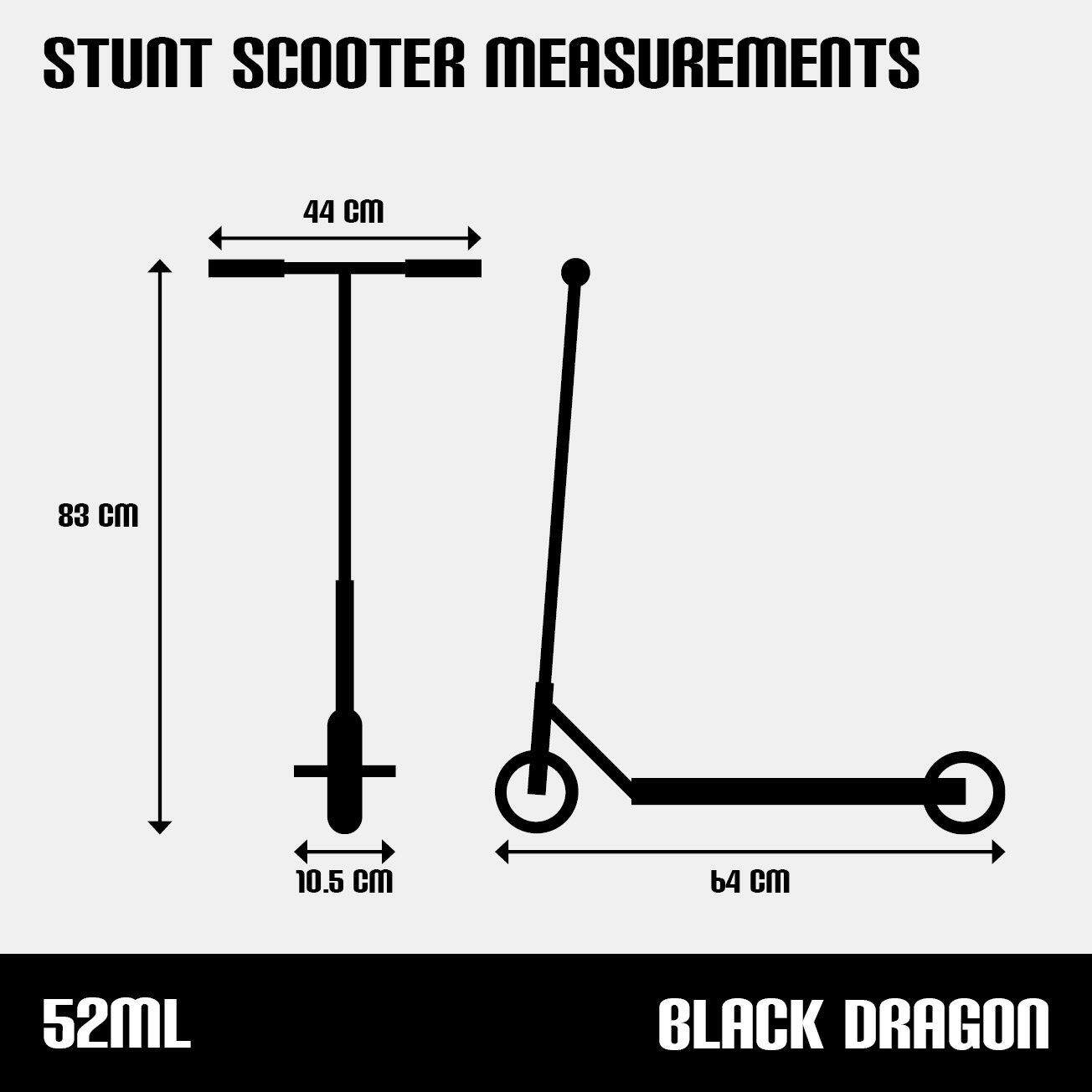 Black Dragon Basic stuntstep black Orange 3/5