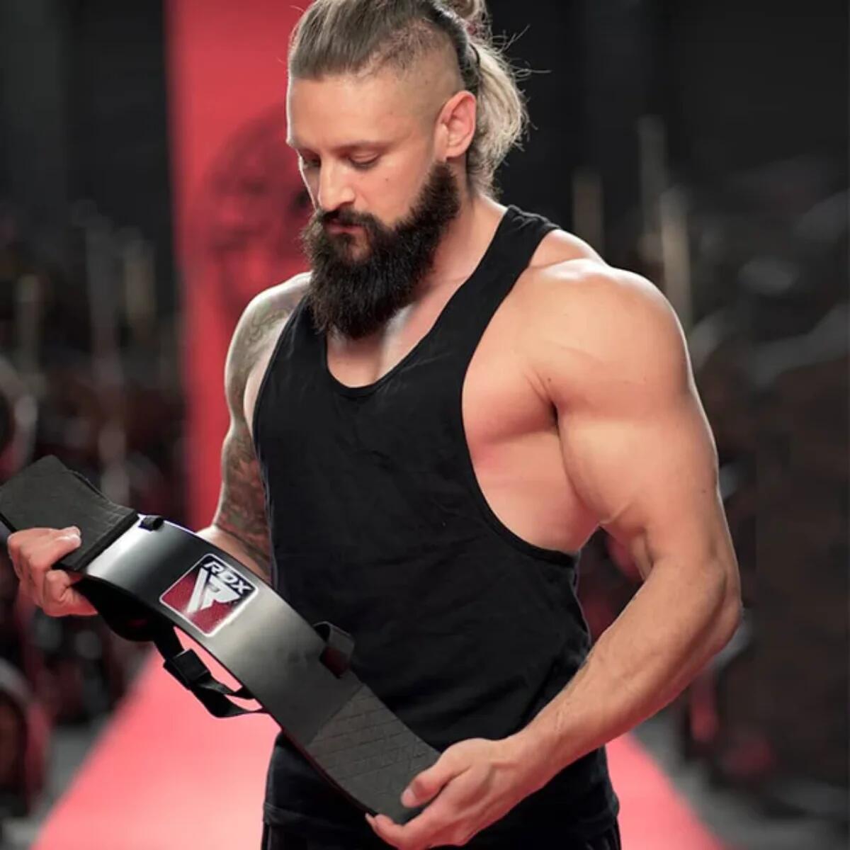 RDX T2 Arm Blaster pour curls biceps Noir 5/6