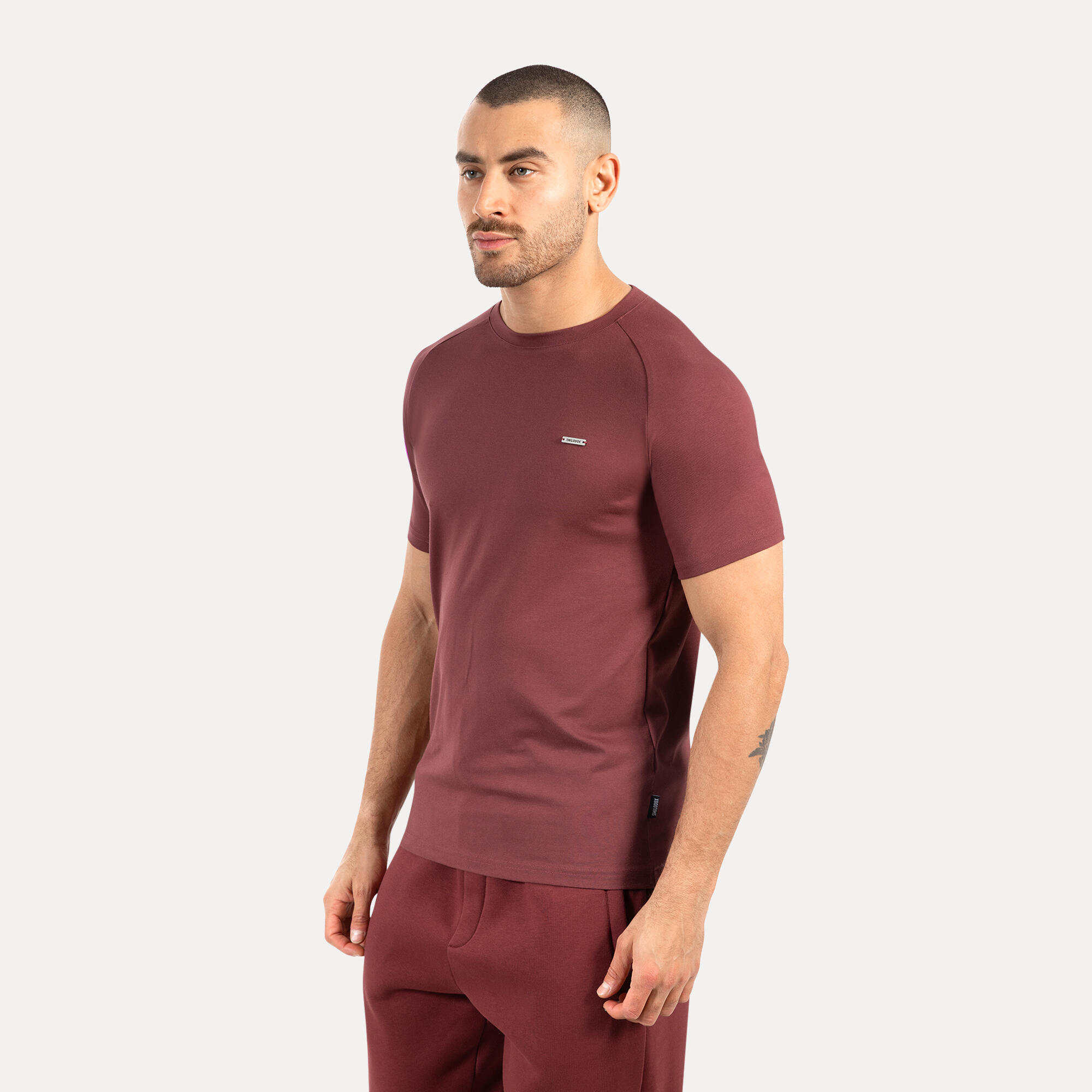 Herren T-Shirt Thilo Bordeaux 2/5