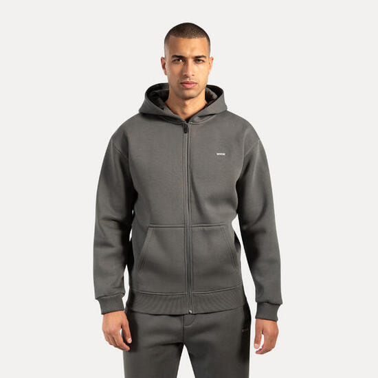Herren Zip Hoodie Ilyas Schwarz