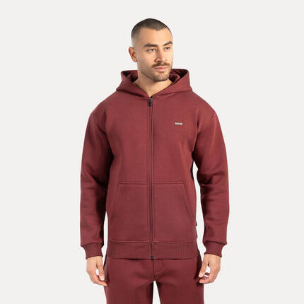 Herren Zip Hoodie Ilyas Schwarz