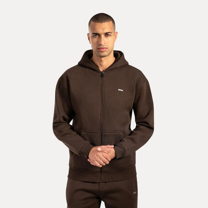 Herren Zip Hoodie Ilyas Schwarz